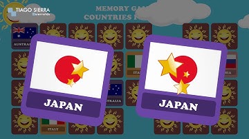 Memory Game - Countries Flags 1