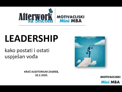 Afterwork sa Srićom  - LEADERSHIP kako postati vođa