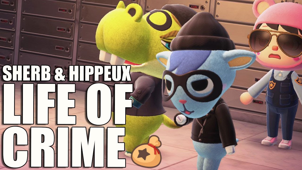 SHERB & HIPPEUX IN TROUBLE | FIRST EVER DUET ON MY ISLAND! | Animal Crossing Funny Moments