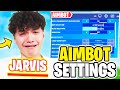 Using faze jarvis settings he got banned for  500 aim assist 