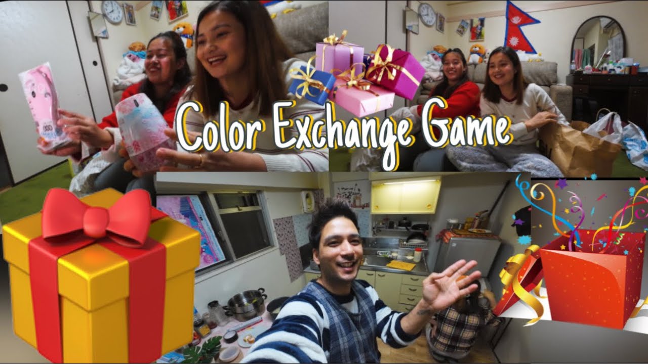 Colour Exchange Game in Japan 🇯🇵 | Who Got the Best Gift? 😱