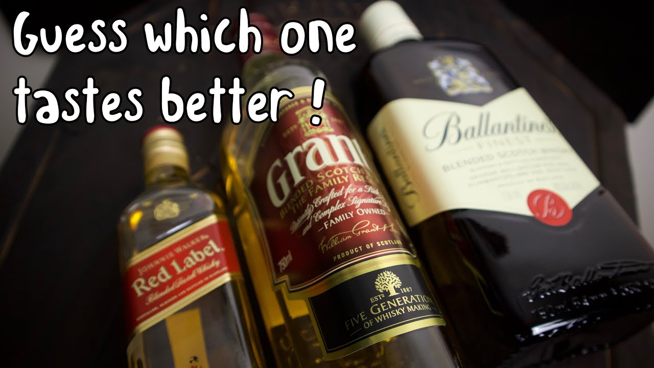 TOP 3 BEST SELLING BLENDED SCOTCH WHISKY BRANDS (Johnnie Walker vs