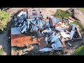 Aerial footage shows MASSIVE tornado destruction in Streator, Illinois
