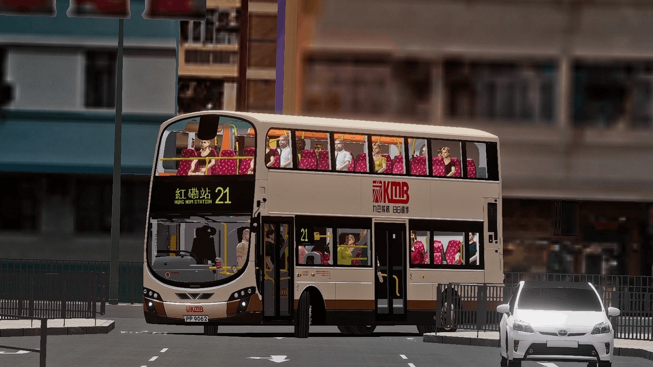 OMSI 2 KMB 21 紅磡站彩雲→紅磡站 | AVBWS1 PP9062