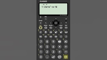 Solving A Quadratic And A Linear Simultaneous Equation On A #Casio #Classwiz fx-991CW #Calculator