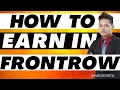 Frontrow International - How To Earn in Frontrow