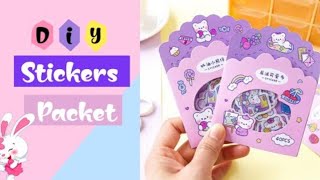 Diy Kawaii Sticker Packet🍓🌸🍓