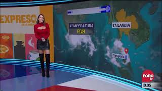 Ana Luisa Ganuza minifalda negra
