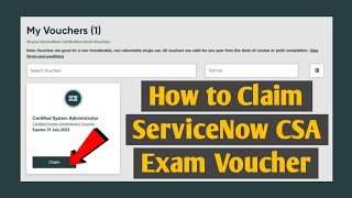 How to Claim ServiceNow CSA Exam Voucher Worth 300$ | ServiceNow Fundamentals On Demand Course