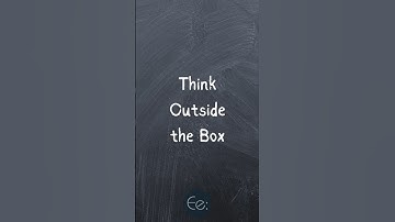 Think Outside the Box 📦 What Does It Mean? #english #phrases #expression #meaning #idioms #esl #tips