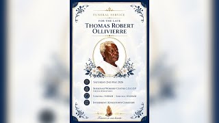 Thomas Robert Ollivierre - Funeral Service