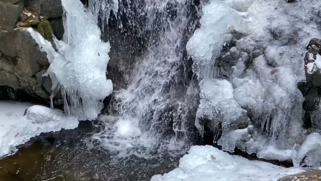 白猪の滝 氷瀑 Youtube