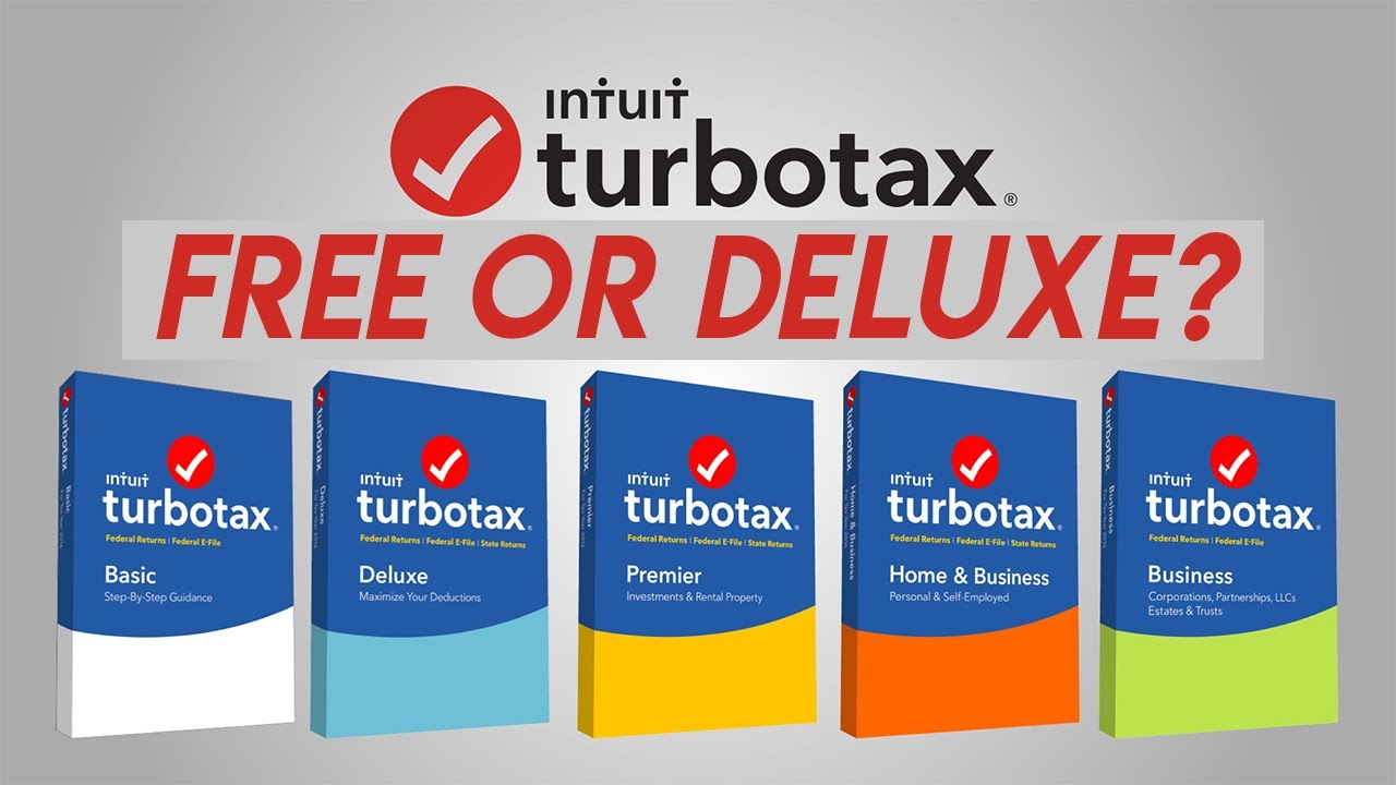 TurboTax Which Version You Need YouTube