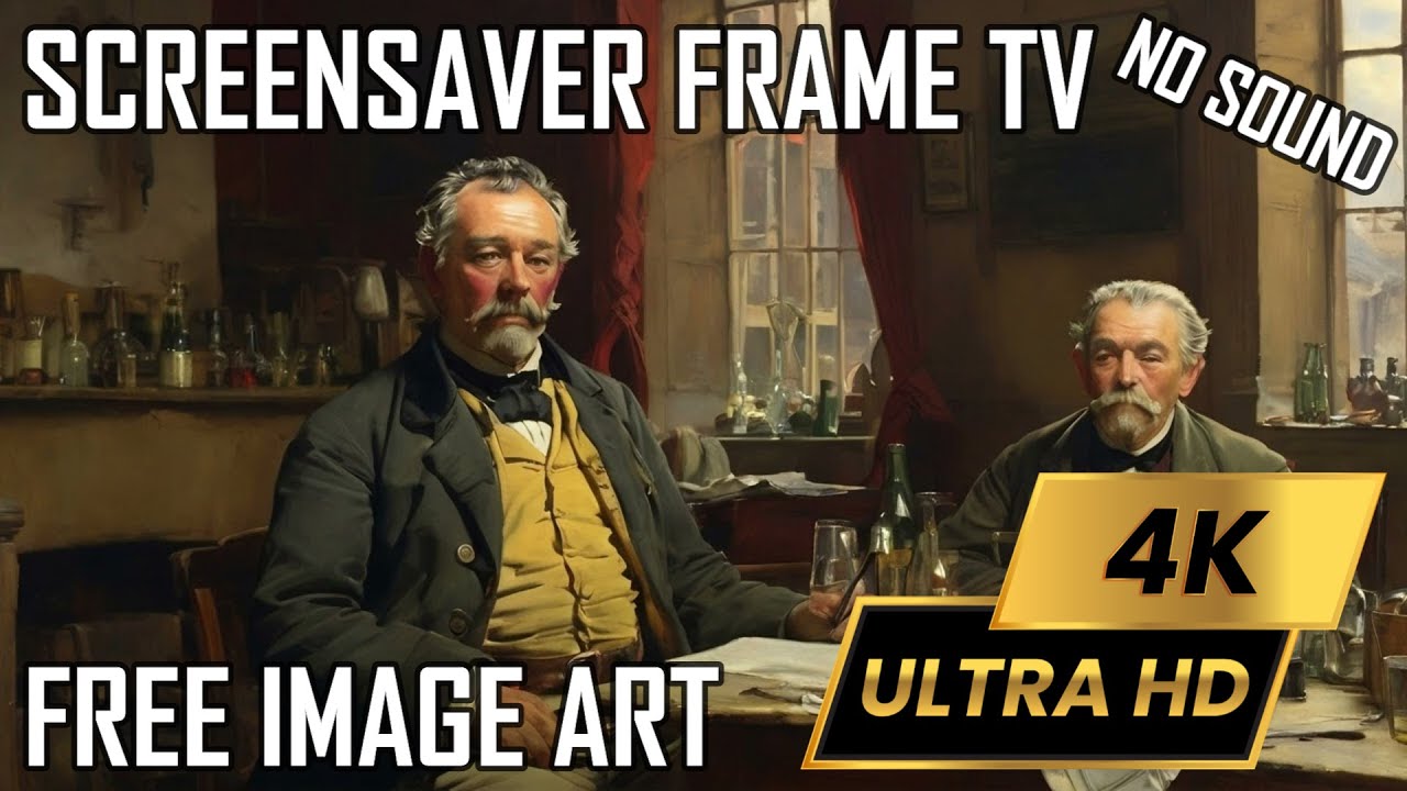 Oil Paint Screensaver TV 4K | 10 MIN Wall Art [AI-Generated, No Sound]