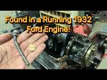 1932 Ford B Model 4 Banger Engine TEARDOWN! A Penny and Bent Up Door Hinge Pin For Your Thoughts!