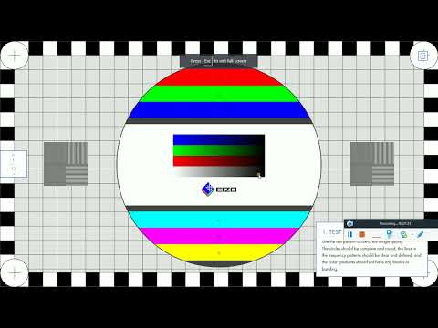 eizo screen test