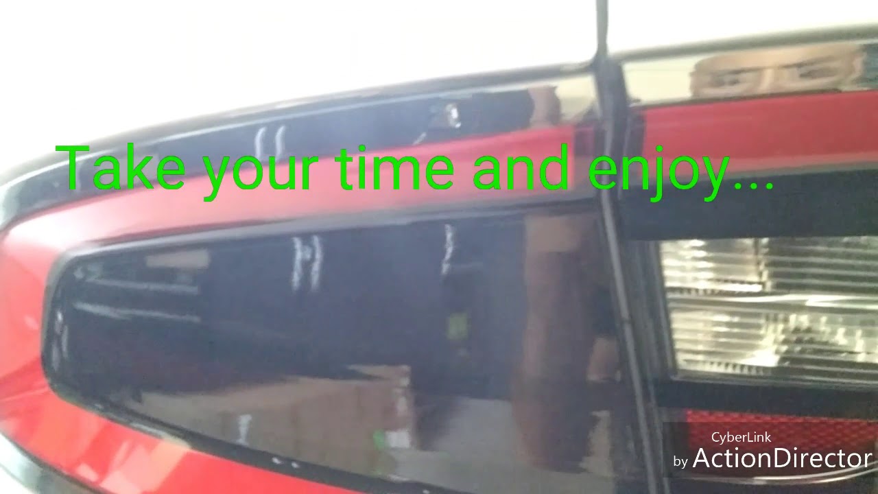 Dodge Charger Tail Light Tint Unbox & Install - Luxe Auto Concepts