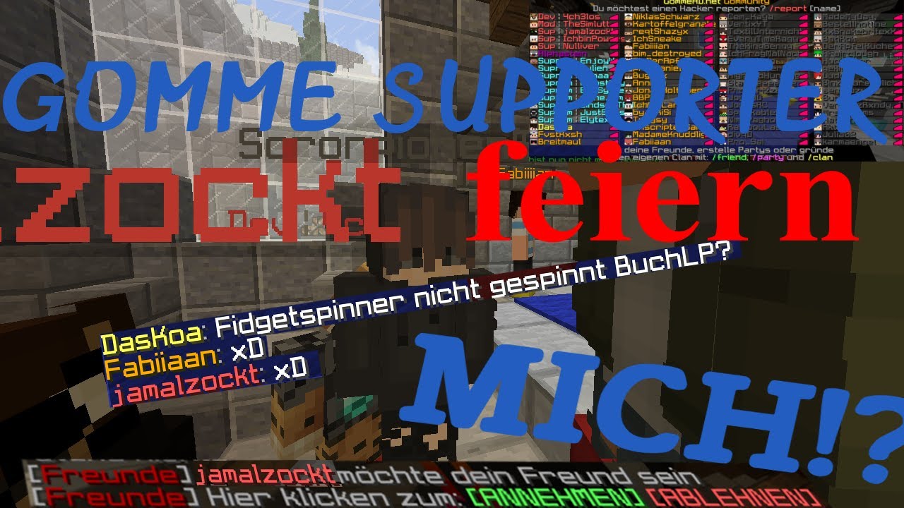 GOMME SUPPORTER feiern mich!! + DasKoa disst mich | by Kuchix