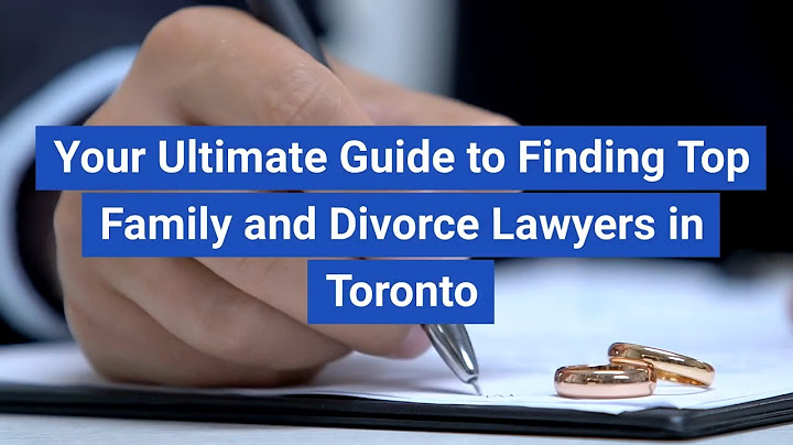 Best family lawyer in toronto reviews