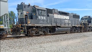 Cincinnati Railfanning Pt1 NS Ex CEFX 3990 and NS 5199, Indiana and Ohio Railway, and EMDs UP AC6000