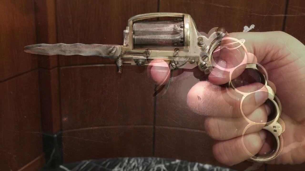 apache knuckleduster pistol youtube