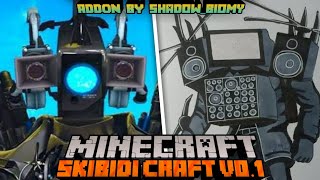 Minecraft Pe Skibidi Mod | Skibidi Craft V0.1 Addon | Speakerman and TvMan - Mod Showcase screenshot 4
