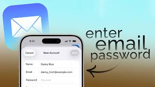 How to Enter Password for Email on iPhone