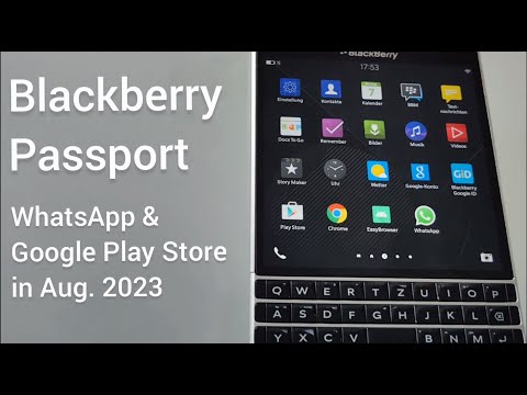 Video: Kann BlackBerry z3 WhatsApp verwenden?