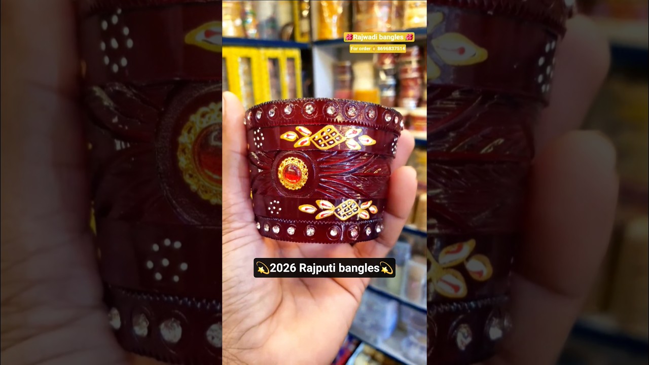 🌺Embroidery Work Rajputi Bangles 🌺 | 💫Rajwadi Bridal Bangles 💫 