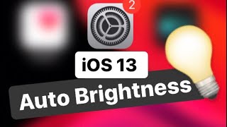 How to Enable/Disable Auto-Brightness on iOS 13 screenshot 4
