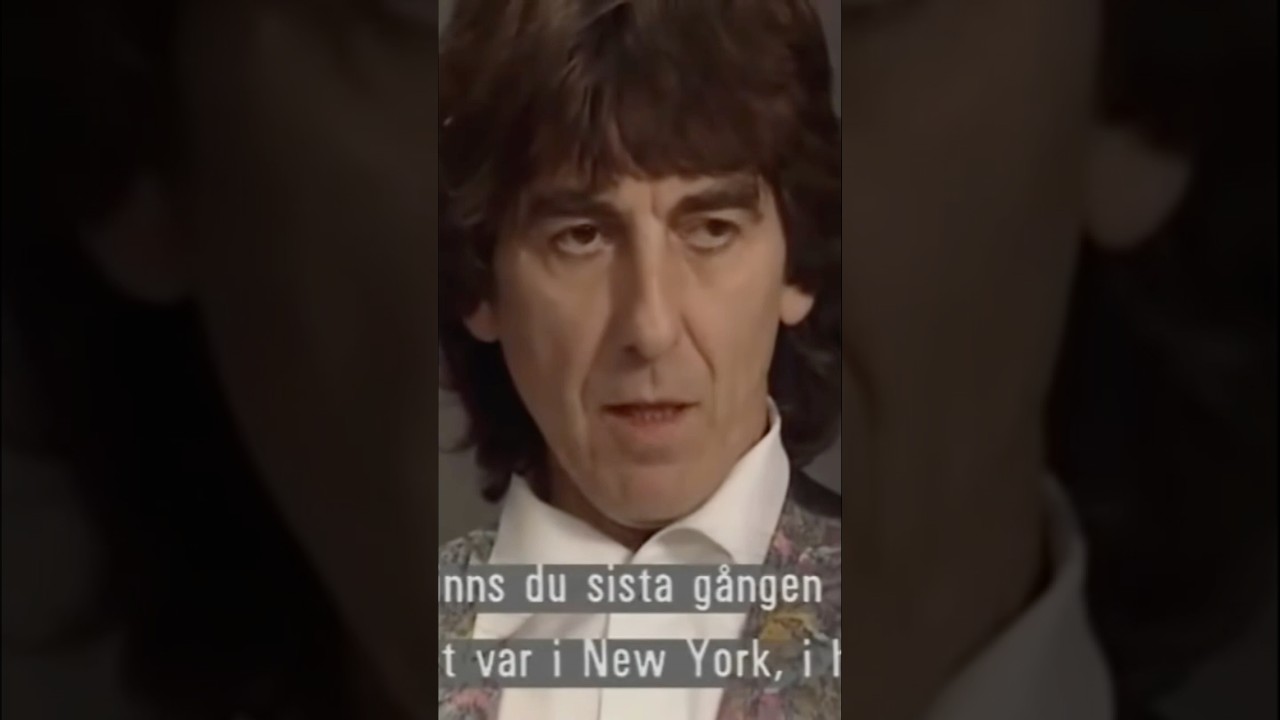George Harrison recalls The Last Time He saw John Lennon 