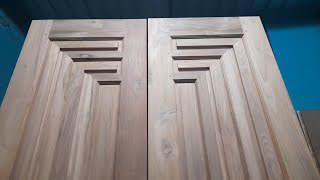 TERBARU Membuat pintu minimalis buka dua motif 3 dimensi