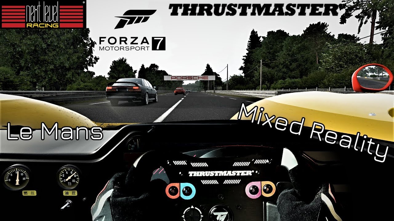 Forza Motorsports 7 - MIXED REALITY Wheel Gameplay - Le Mans