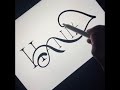 Beautiful Hania Name Calligraphy | Creative Logo &amp; Signature Design