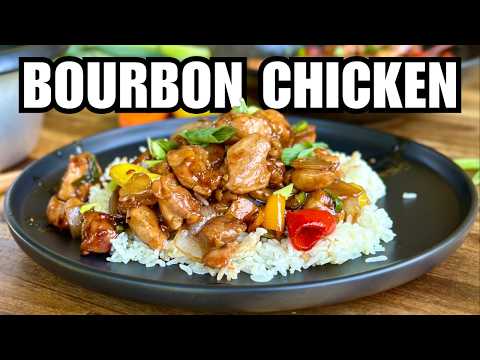 Our TOP 5 HIghest Rated Recipe! Bourbon Chicken on the Blackstone Griddle.#griddle