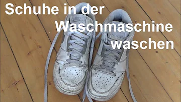 Kann man Turnschuhe in der Maschine waschen?