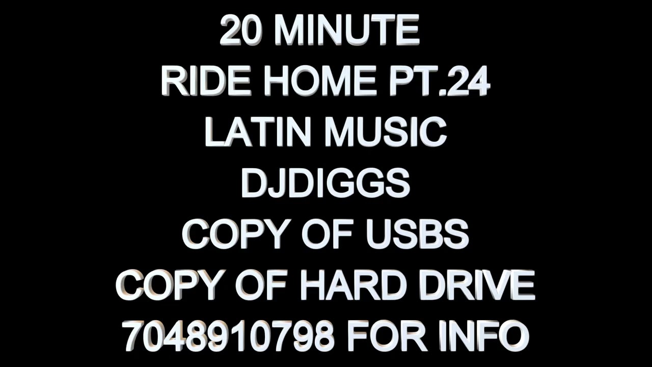 FOR MY LATIN MUSIC LOVERSCOPY OF USBS/COPY OF DJ HARD DRIVES