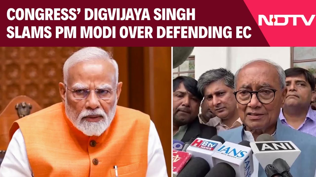 SIR News | Congress’ Digvijaya Singh Accuses PM Modi Of ‘Misusing Retired Officials To Defend EC’
