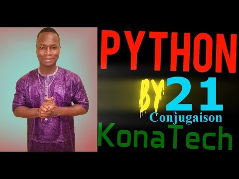 Python en bambara  21 -   Conjugaison