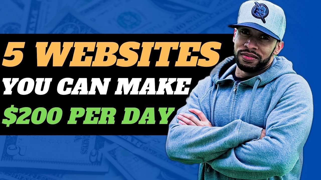 5 Websites You Can Make 200 Per Day Online Make Money