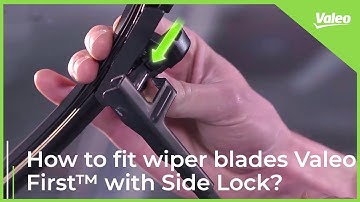 How to fit car wiper blades Valeo First™ with Side Lock? | Valeo Service