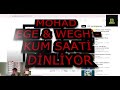 MOHAD YAYINDA EGE &amp; WEGH - KUM SAATİ DİNLİYOR