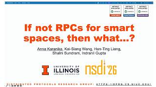 NSDI '26 - RASC: Enhancing Observability & Programmability in Smart Spaces