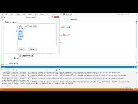 3 5 Working with  strings,  words and characters : Visual Basic Essential Training