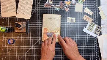 Create with Me - Envelope Folio (Part 2) - stash busting envelopes and book pages!