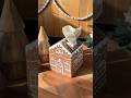 DIY GINGERBREAD TISSUE BOX COVER 🎄🥰 #dollarstorediy #diychristmasdecoration