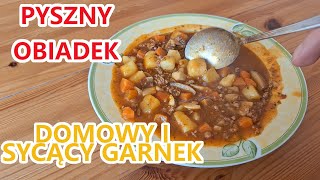 Pyszny Sycący Garnek Domowy Z Mięsem