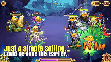 IdleHeroes: Vesa Forest Seal Land 21 Clear At Last. Could have Done This Earlier...