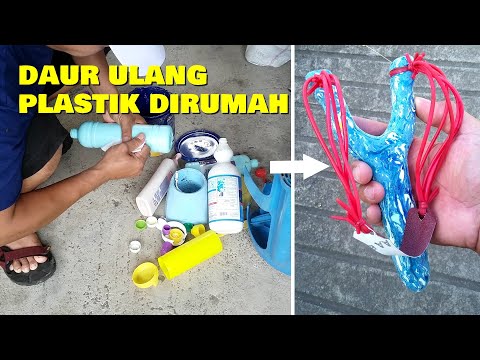 How to Recycle Plastic at Home - Making Slingshots