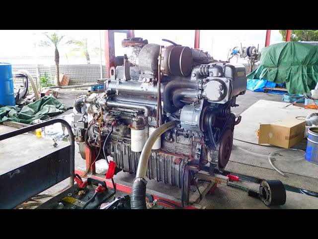 No.2037 ヤンマー 6CH-ST (2.58) 300ps Yanmar 【Used Marine Engine